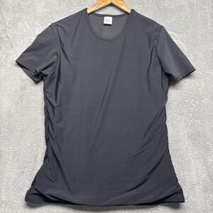 Underworks Mens Concealer Compression Crew Neck T-Shirt Model 998 Black 2X USA